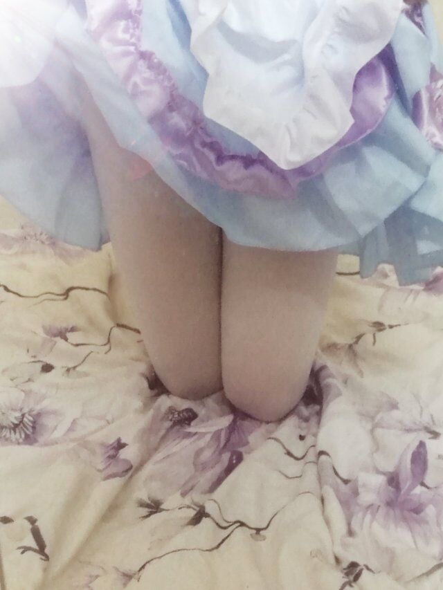 蓝白女仆装